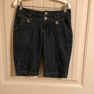 Yuva Bermuda Jean Shorts
